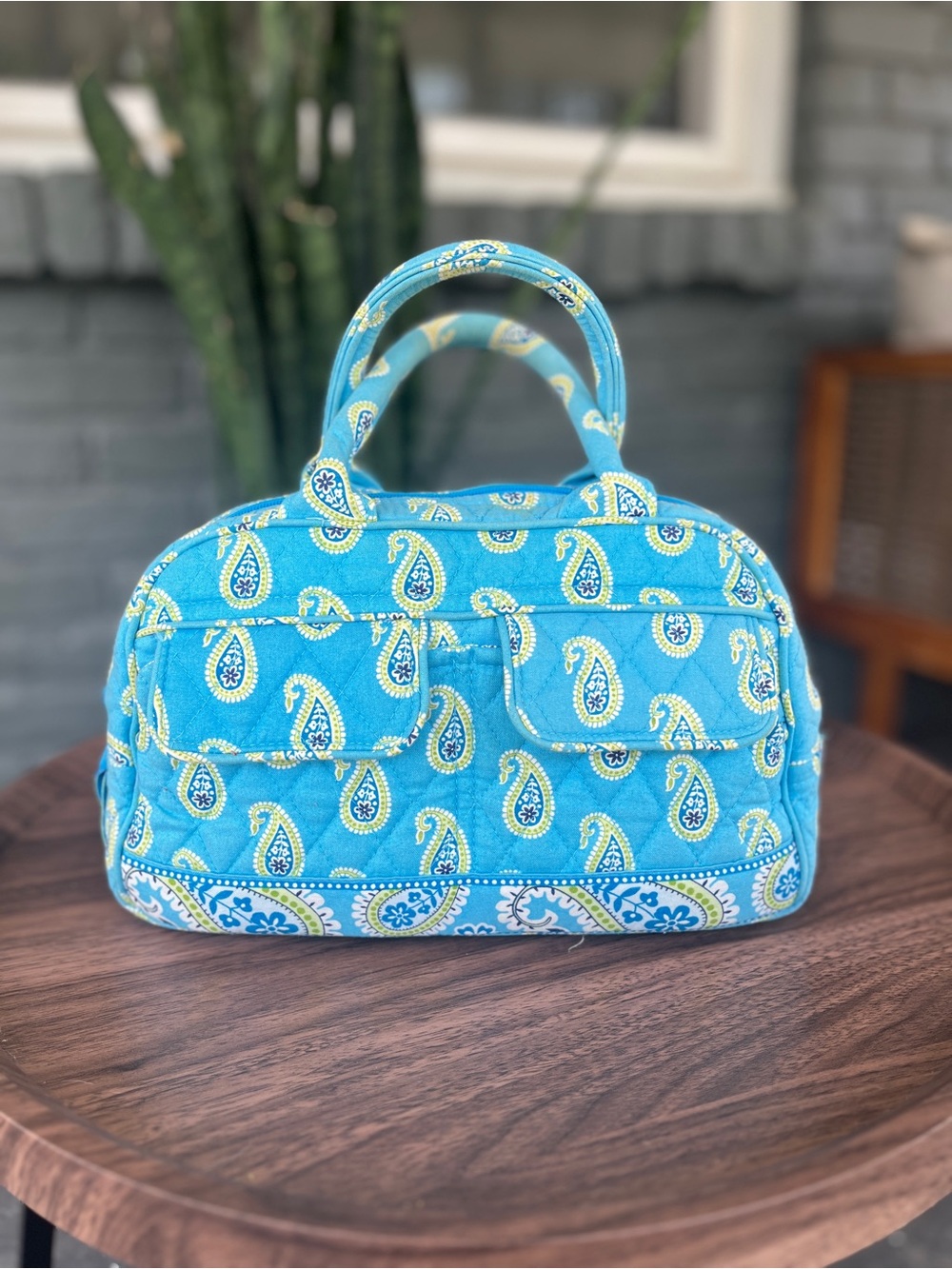 Vera Bradley Bermuda Blue small handbag